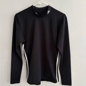 Adidas Black Long Sleeve Top, Underlayer for Snow/Ski